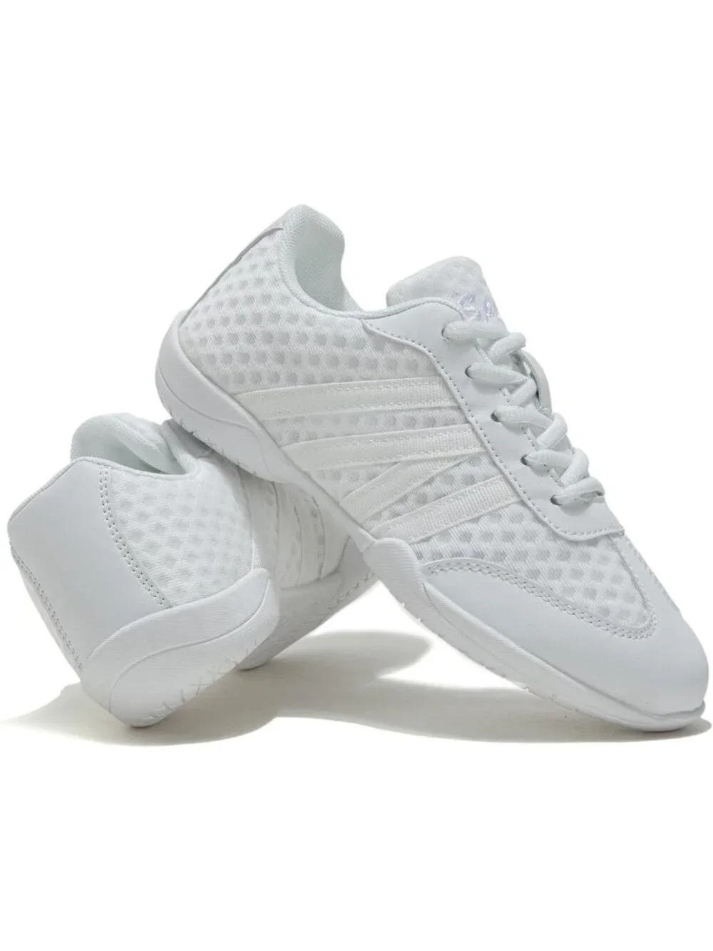 White Cheer Shoes for Girls & Women - Comfortable Athletic Sneakers for Dance